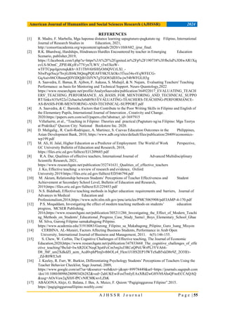 The Teaching Ability of Pre-Service Teachers in Filipino Subject | PDF