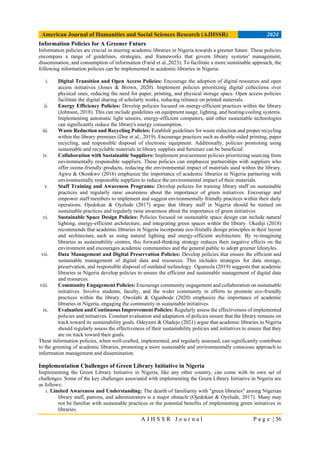 Photo inspiration: Environmentally Responsible Apartment Communities With Academic Partnerships Reference: Academic Library Sustainability And Green Initiatives In Nigeria A