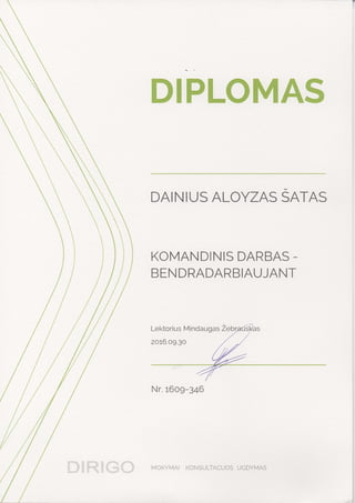 Diplomas_Komandinis darbas bendradarbiaujant