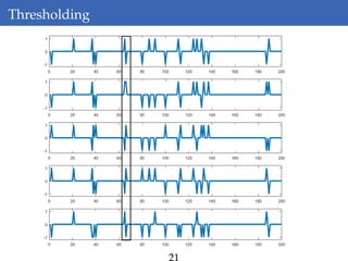 Thresholding
21
 