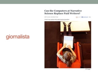giornalista
 