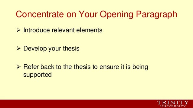 cv opening statement
