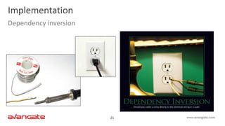 21
Implementation
Dependency inversion
 