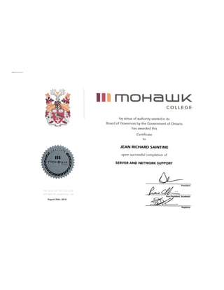 Mohawk_Certificate