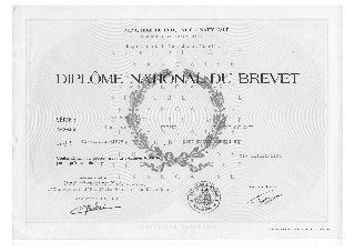1994 07 06 Diplôme national du brevet n&b