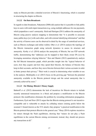 VOZAK, Hugo Bitcoin Thesis | PDF