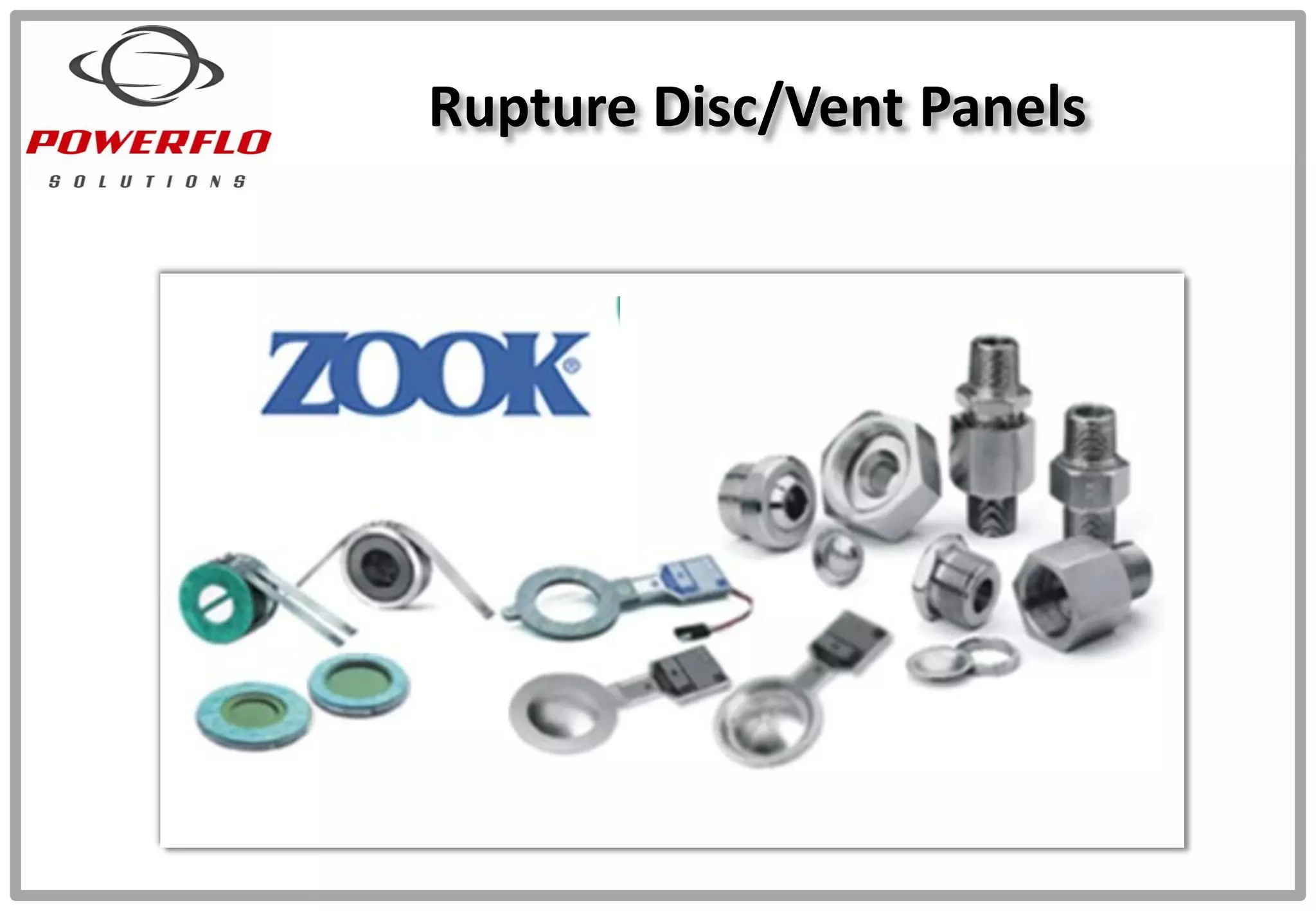 Rupture Disc/Vent Panels
 