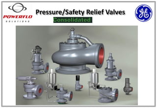 Pressure/Safety Relief Valves
 