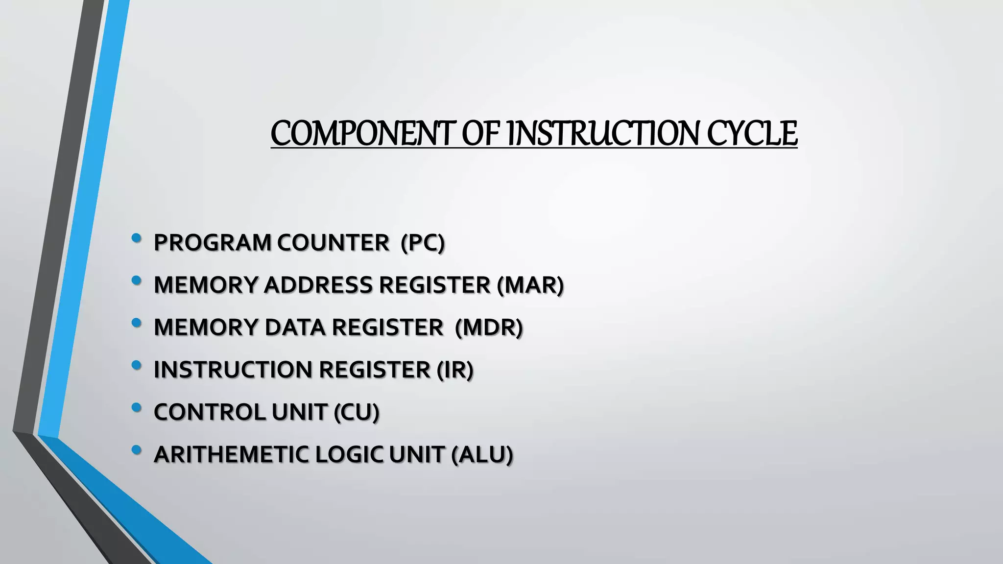 instruction cycle ppt | PPTX