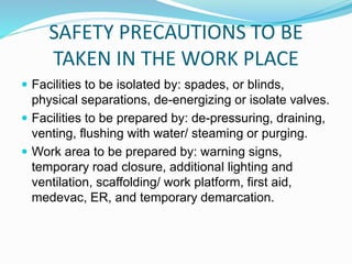 PPT ON PERMIT TO WORK, by Ekemezie E PPTX