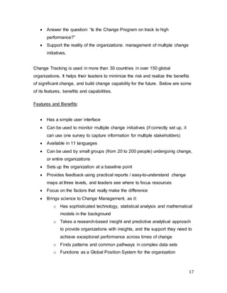 Change Management, Measurement and Tracking_2015 | DOCX
