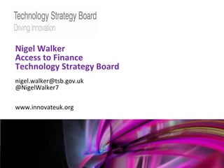 VFB 2013 - Grants and Vouchers - Technology Strategy Board Slide 28