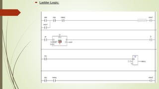  Ladder Logic:
 