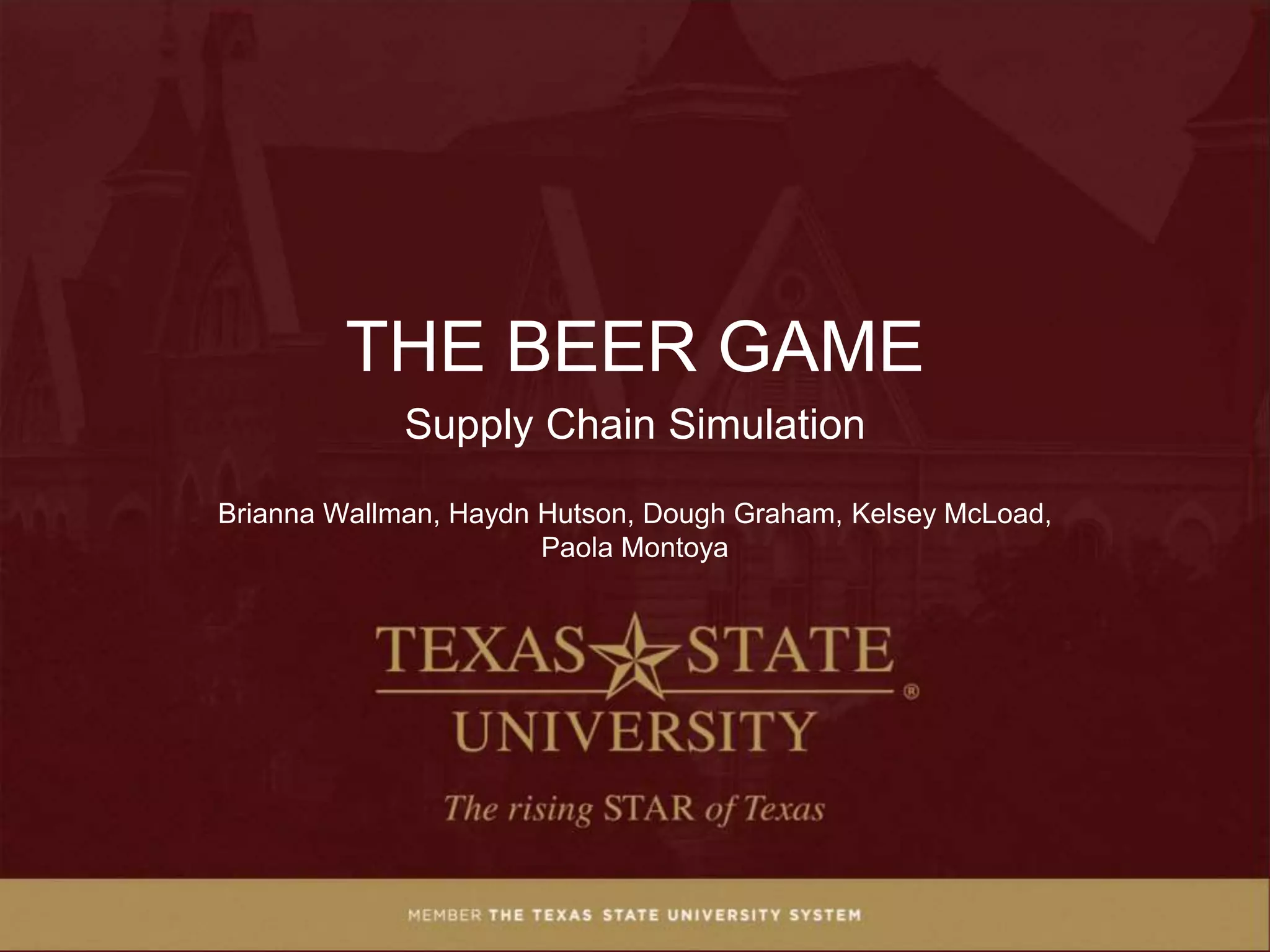 The Beer Game Simulation | PPTX