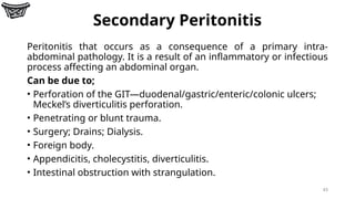 Comprehensive Overview of Acute Abdomen: Appendicitis and Peritonitis ...