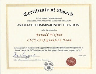 Commissioners Citation R