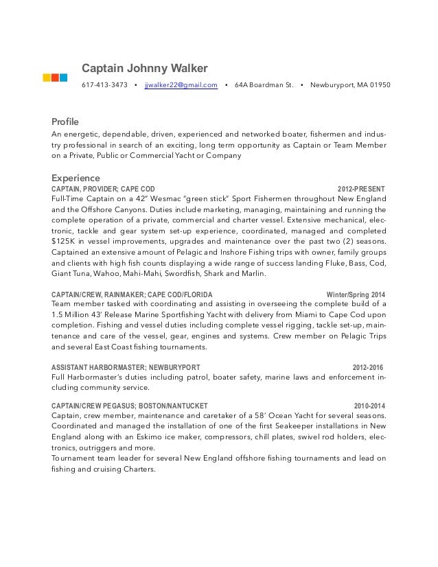 Captain Resume PDF 41116