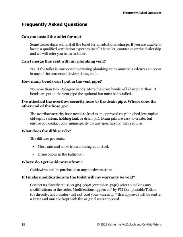 Sample Instruction Manual