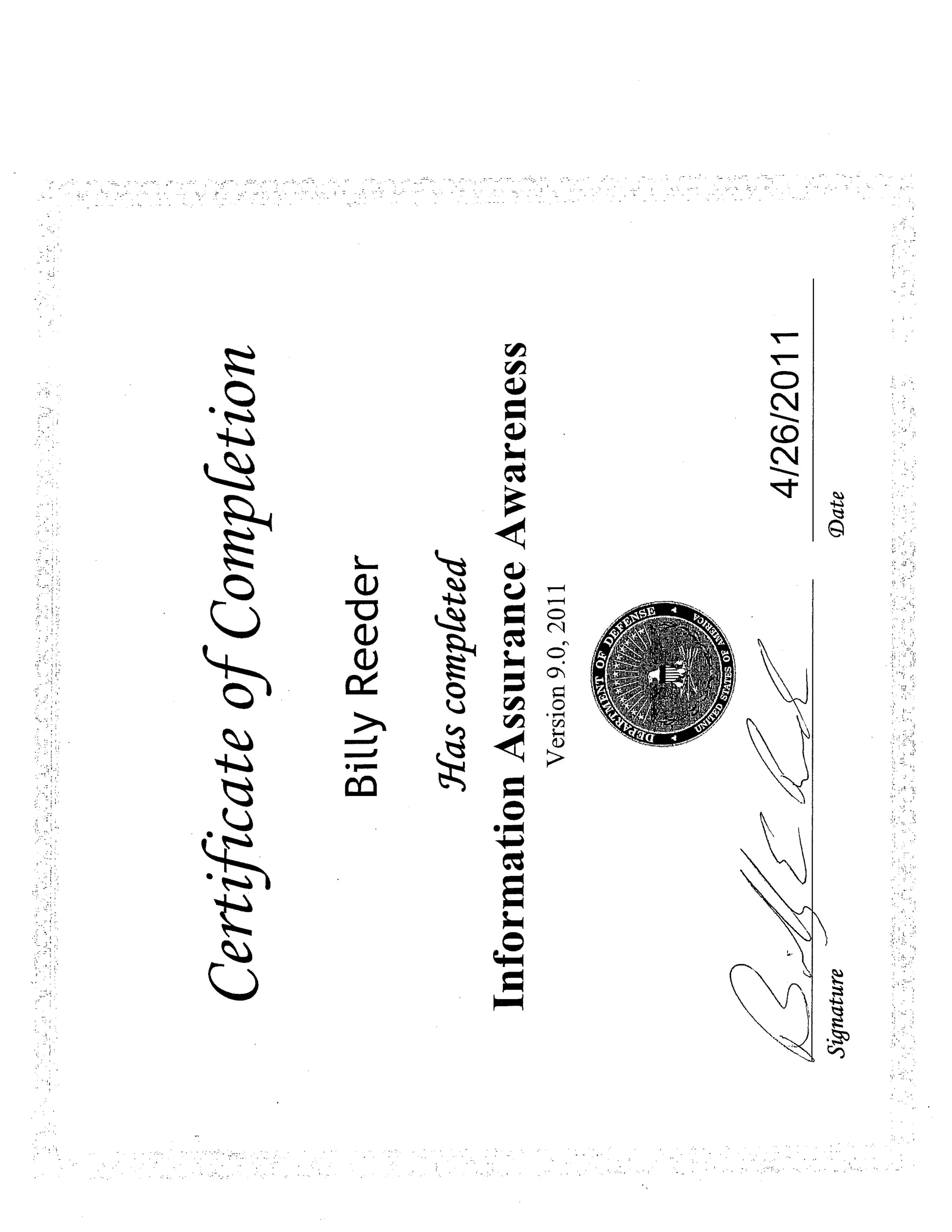 awards and credentials