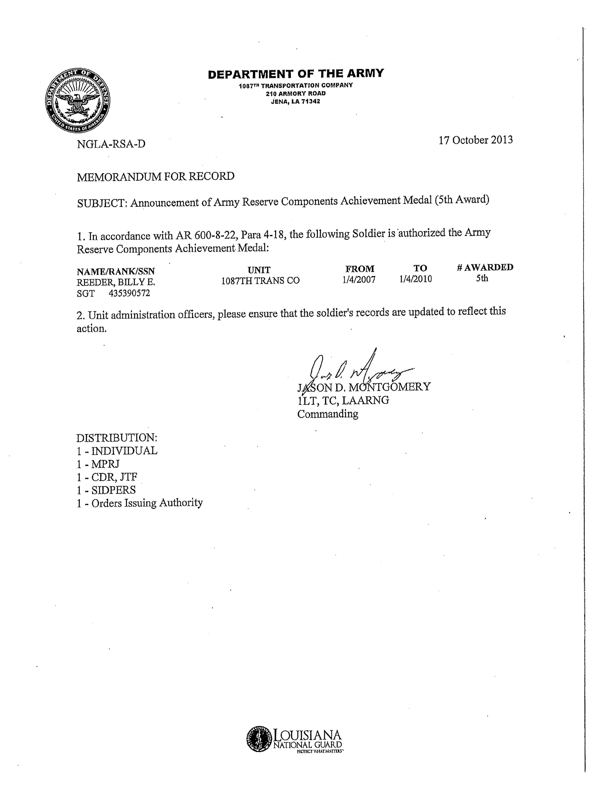 awards and credentials