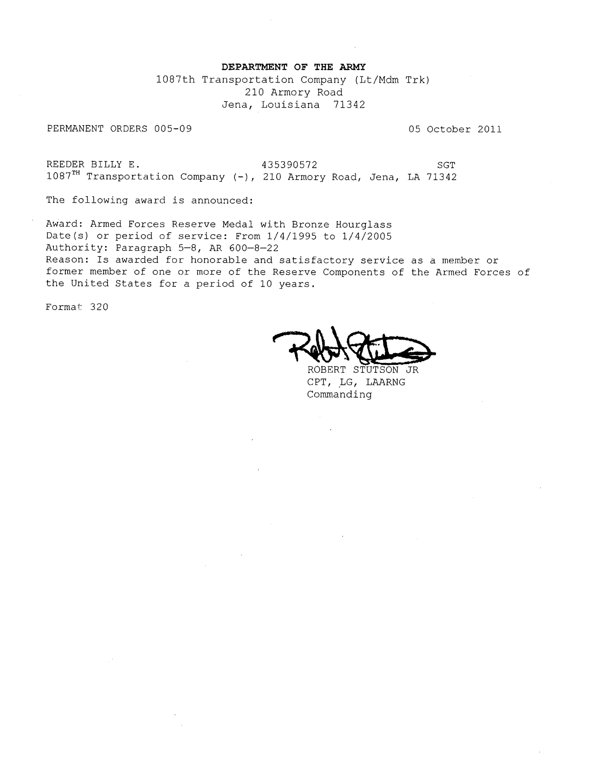 awards and credentials