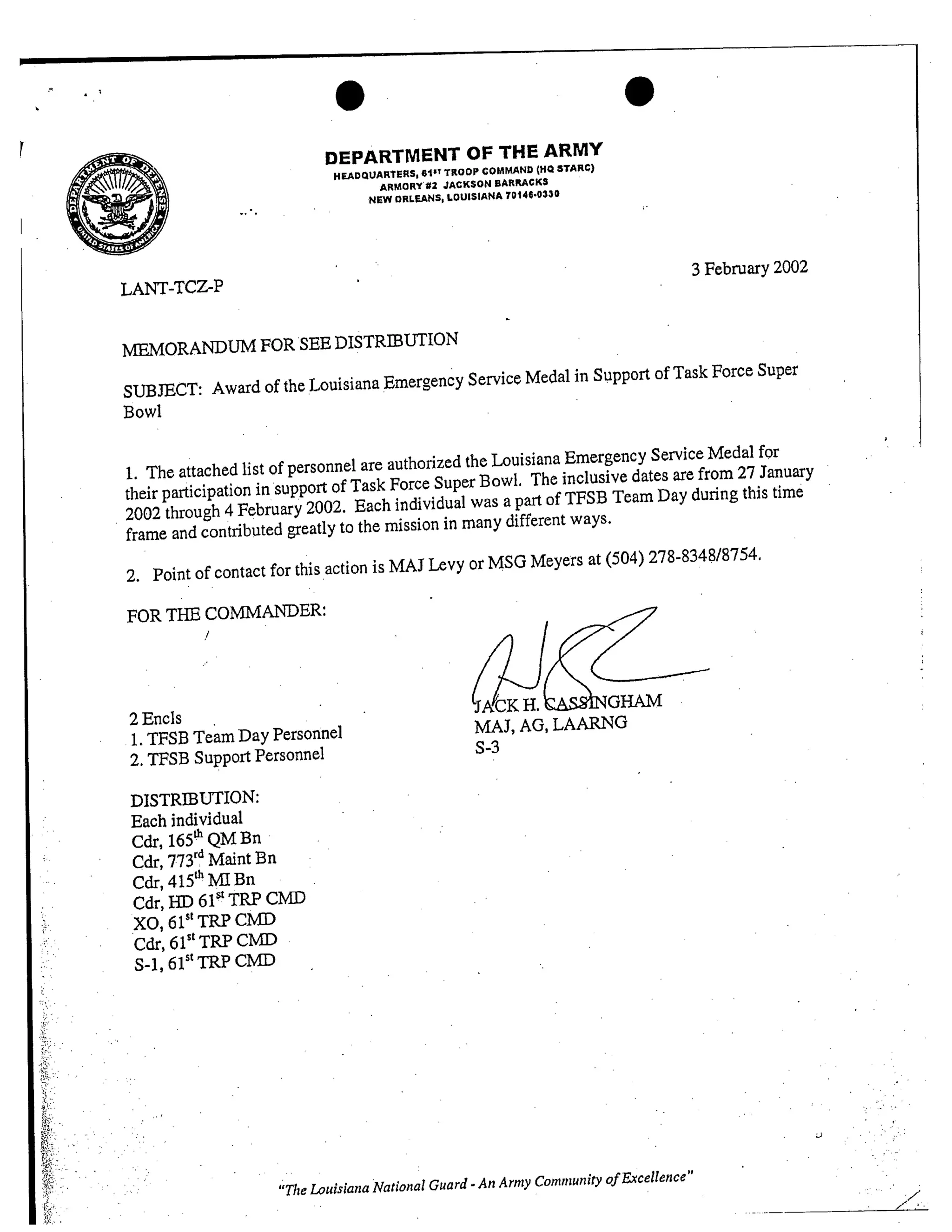 awards and credentials