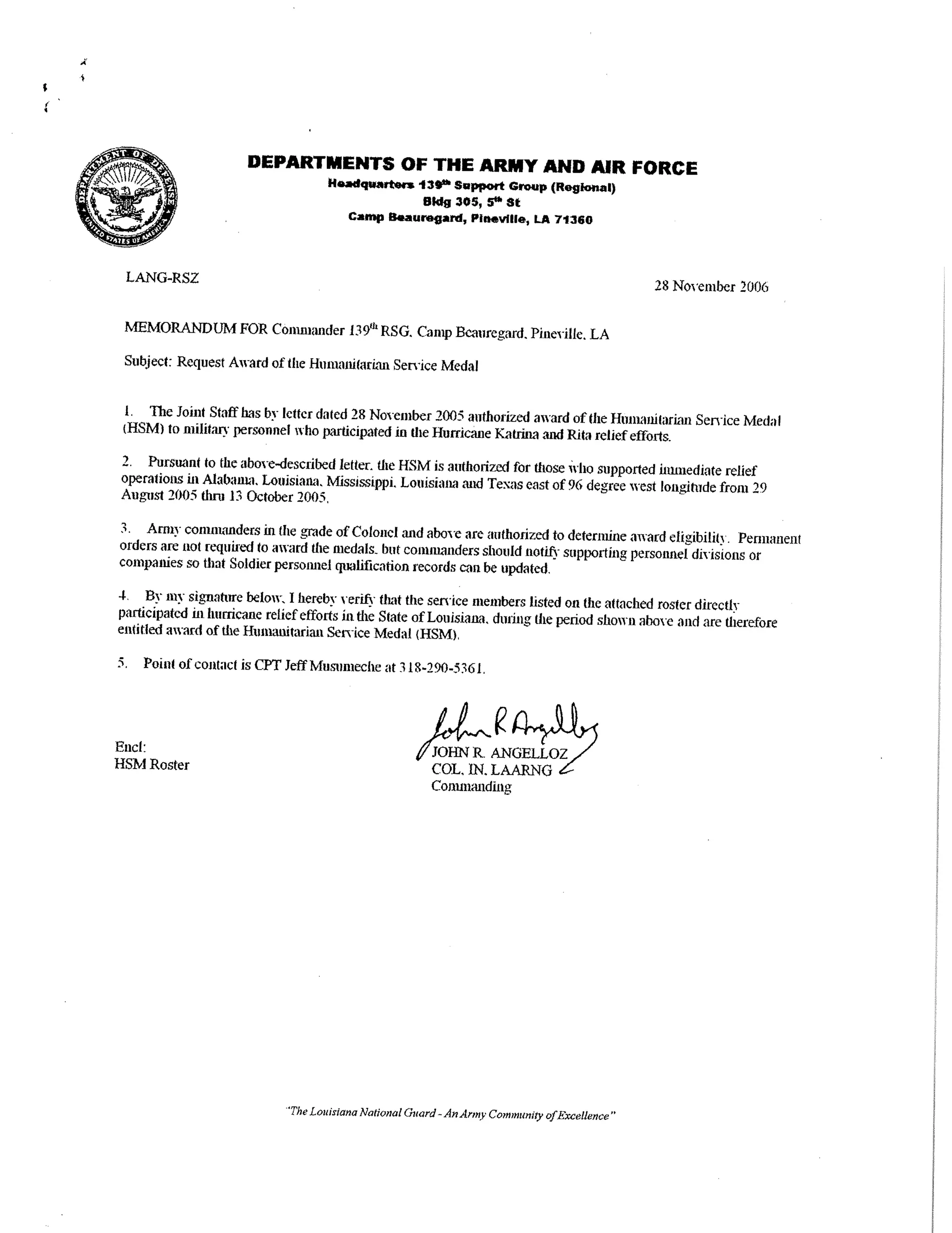 awards and credentials