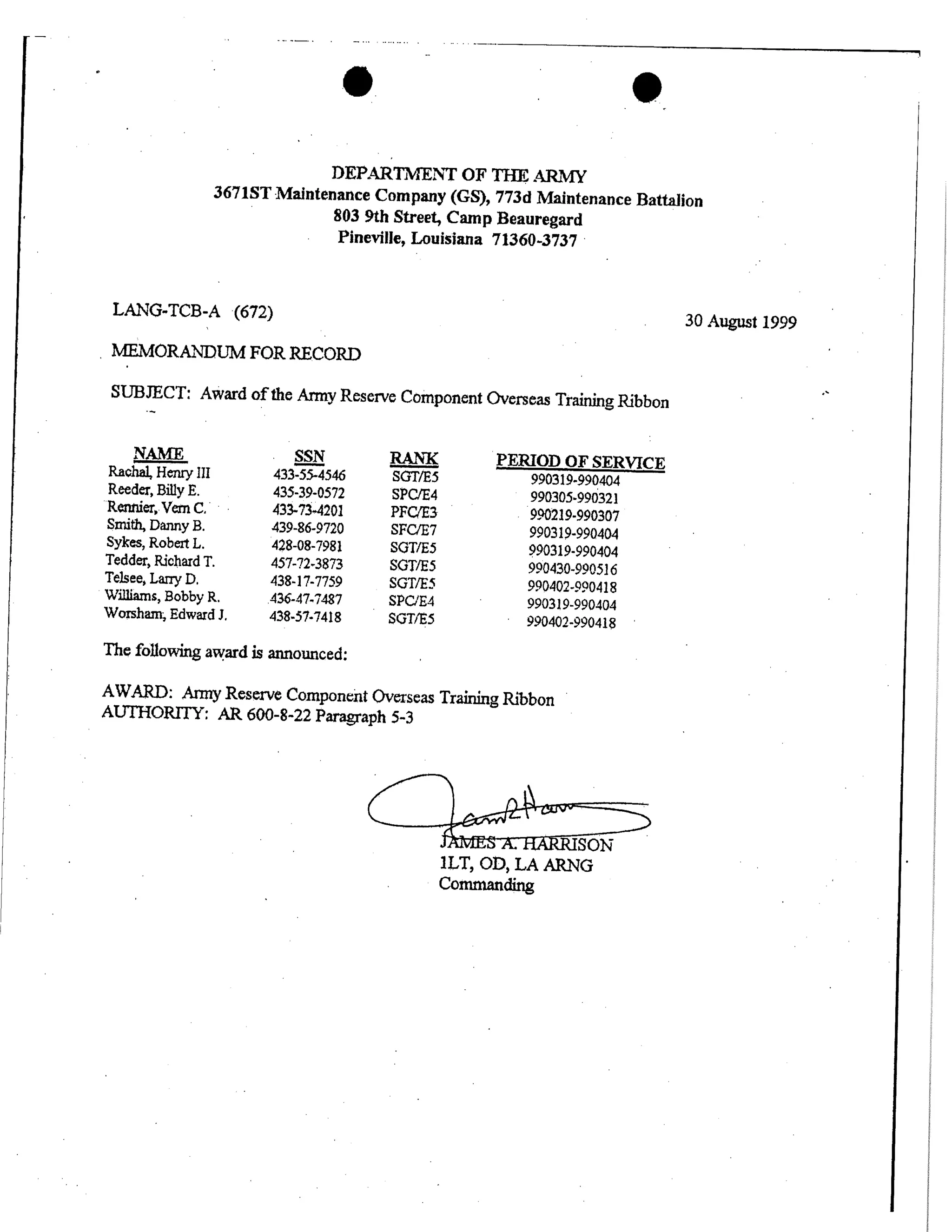 awards and credentials