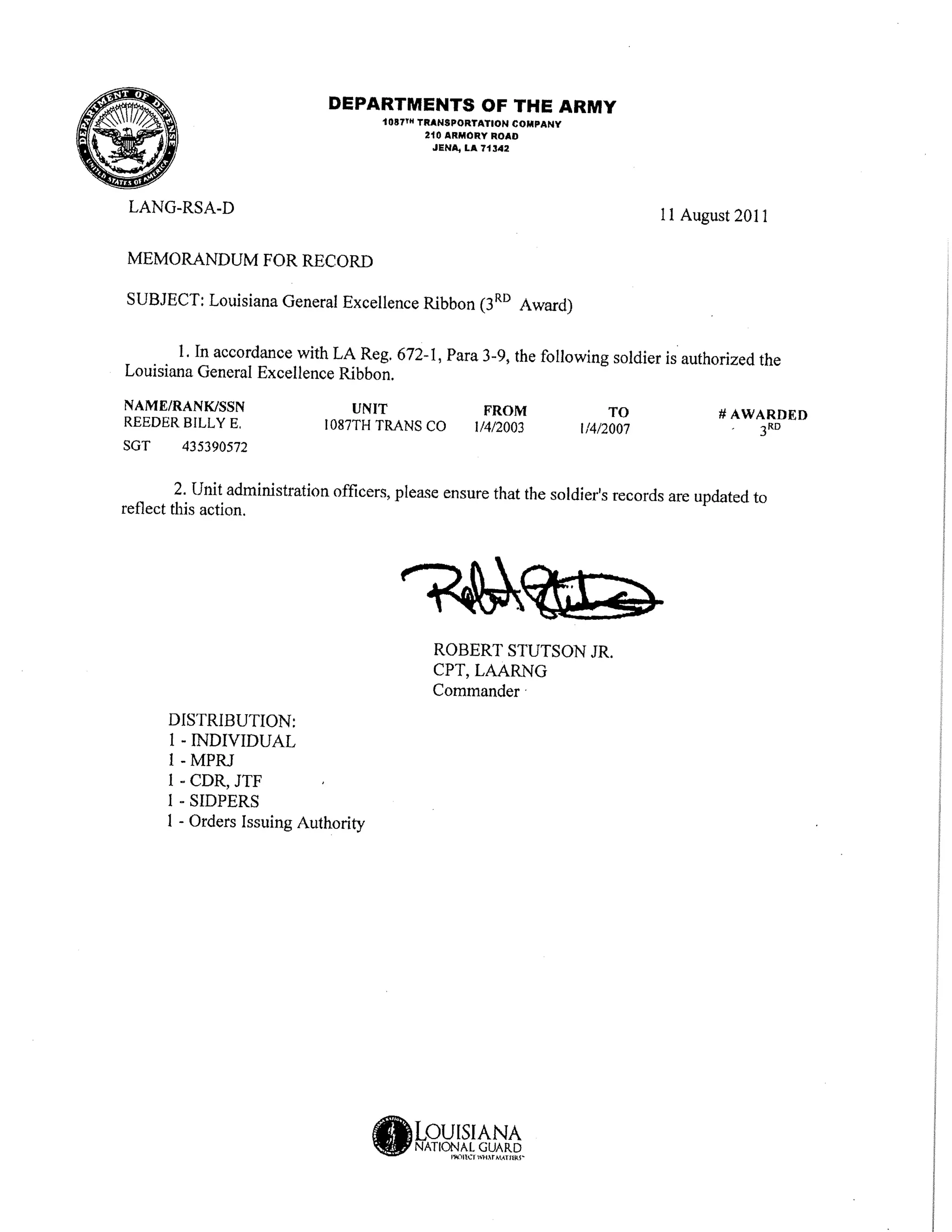 awards and credentials