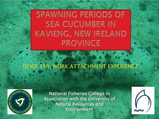 National Fisheries College in
Association with the University of
Natural Resources and
Environment
 