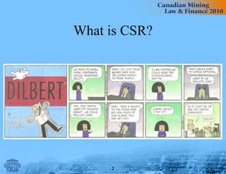 What is CSR?
2
 