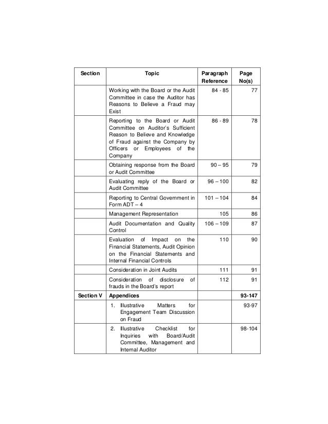 management government representation letter on Guidance Act Fraud under of Reporting Note Companies