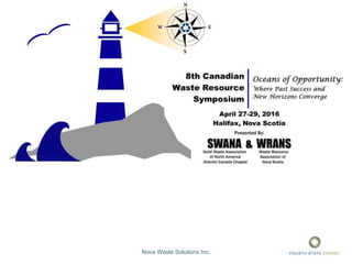 Nova Waste Solutions Inc.
 