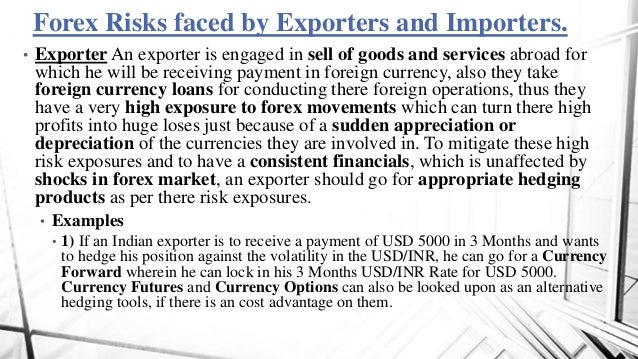 Interest rate risk in forex market