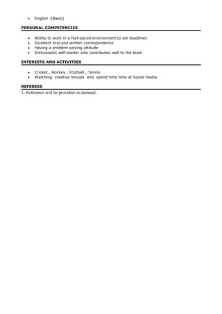 ali CV | DOC