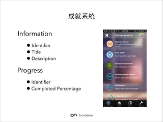 ɾϵy
Information

? Identifier
? Title
? Description
Progress

? Identifier
? Completed Percentage

 