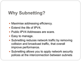 Subnetting Presentation | PPTX