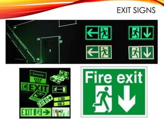 EXIT SIGNS
 