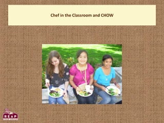 Chef in the Classroom and CHOW
 