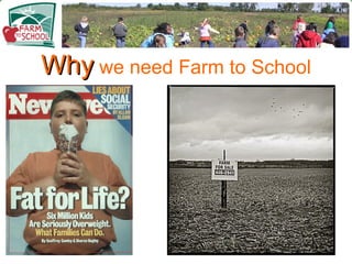 Why  we need Farm to School 