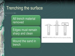 Trenching the surface