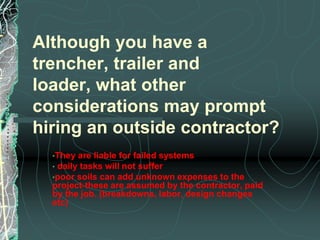 Would the Hydraway system work without the tile?  What advantages does the tile really offer?Yes, backfilling with coarse sand will facilitate equivalent surface drainage properties.  