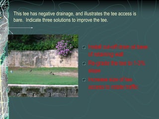 What can you do if your drainage problem is severe due to impermeable soil?Aggressive aeration, 
