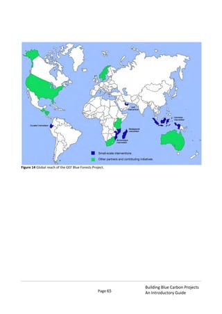 Page 65
Building Blue Carbon Projects
An Introductory Guide
Figure 14 Global reach of the GEF Blue Forests Project.
 