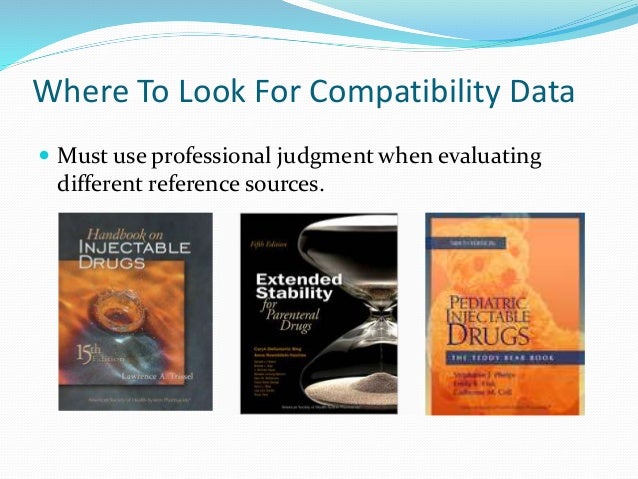 IV Drug Incompatibilities