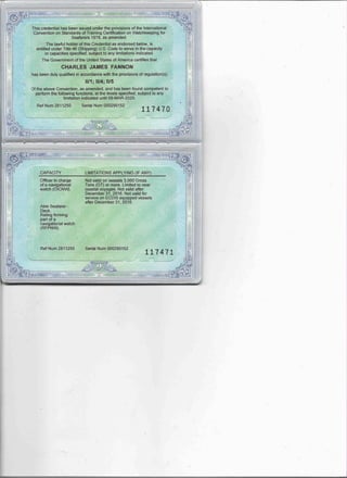 MMC, TWIC, MEDICAL 2