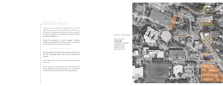 spring of 2015 included the comprehensive studio
every student needs to take before their final year. in
the studio, students are to learn as much as possible
in order to attain the education necessary before
professional practice.
under the guidance of steve padget, fourteen
students designed three separate multi-use facilities
to be utilized by the university of kansas.
theproposedbuildingisintendedtobeanambassador
for the sustainable goals set by the university of
kansas.
the project must meet the living building challenge
standards.
the project must comply with the sustainable goals
set by “Building Sustainable Traditions”, a document
written by the university center for sustainability.
l a w r e n c e , k s
professor: steve padget
team members:
nolan d fike
christopher crawford
chandler hanna
taylor pickman
josh ostermann
SITE
 