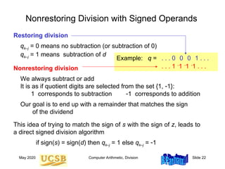 Computer Arithmetic and Organization presentation | PPT