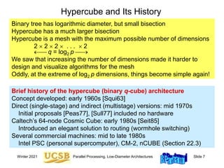 Sorting and Routing on Hypercubes and Hypercubic Architectures | PPT