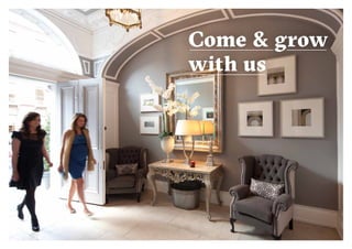 36 37
Come & grow
with us
 